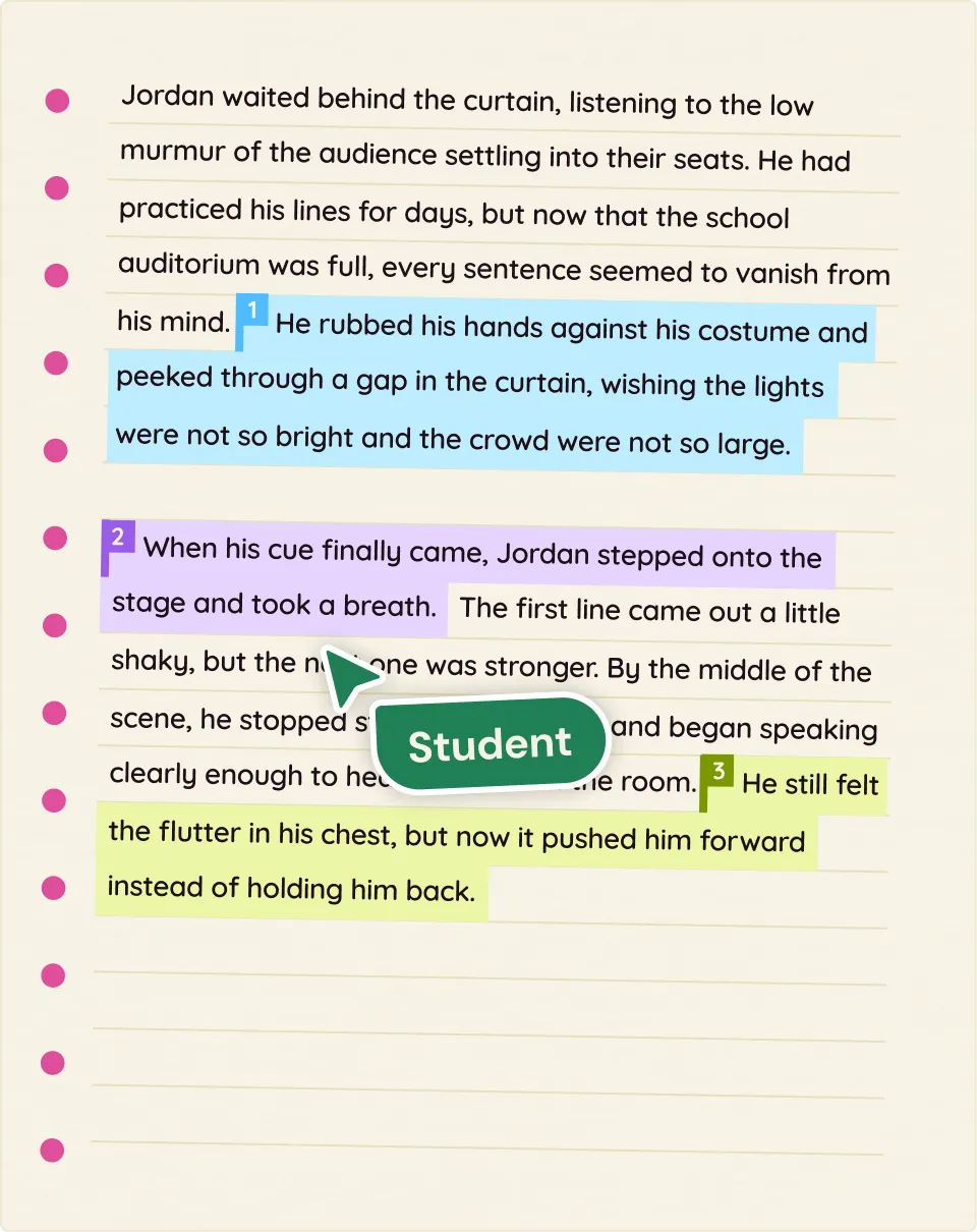 Hot text - making test prep playful